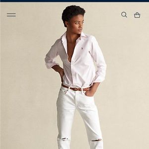 Ralph Lauren Slim Fit Oxford Striped Button Down